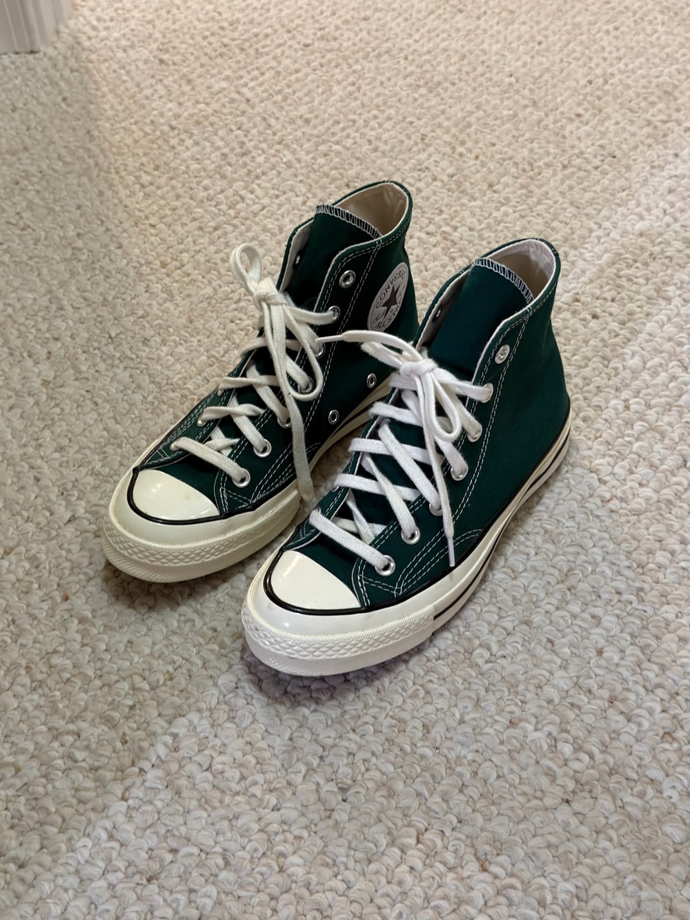 Converse Chuck 70 All Star High Top Sneakers in Dark Green Midnight Clover